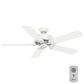 Hunter Panama 54" Ceiling Fan in Snow White, , large