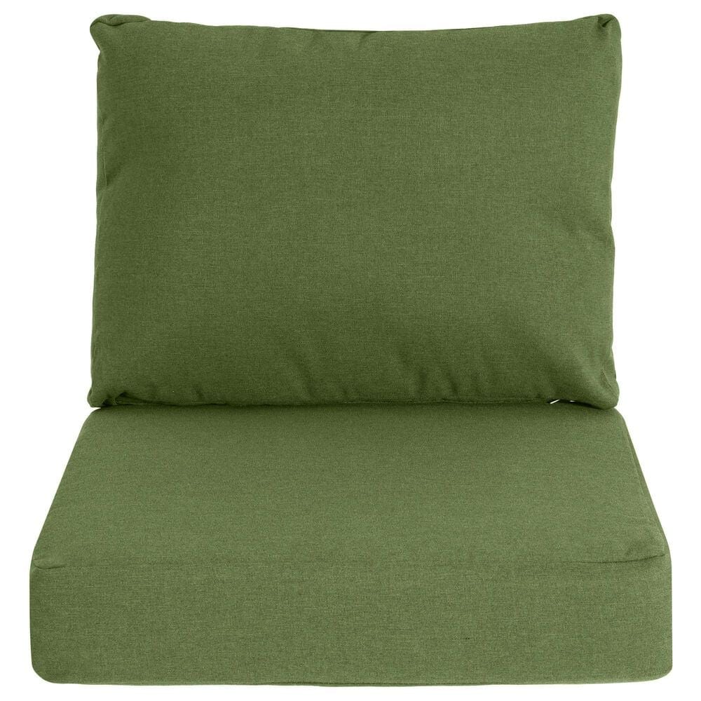 Hearth and Haven Noah2-Piece Outdoor Club Chair Cushion Set in Green, , large
