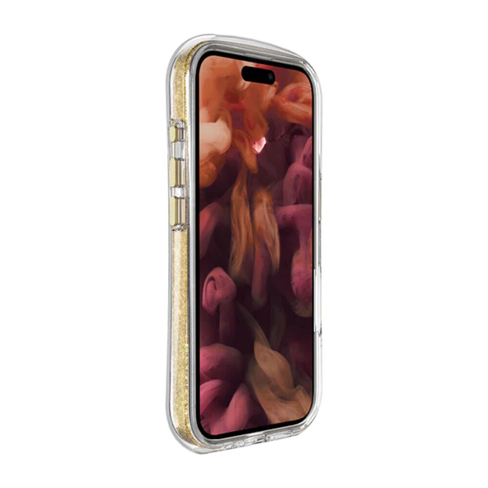 LAUT Magsafe Case Aero Sparkle for iPhone 16 Pro - Crystal Gold, , large