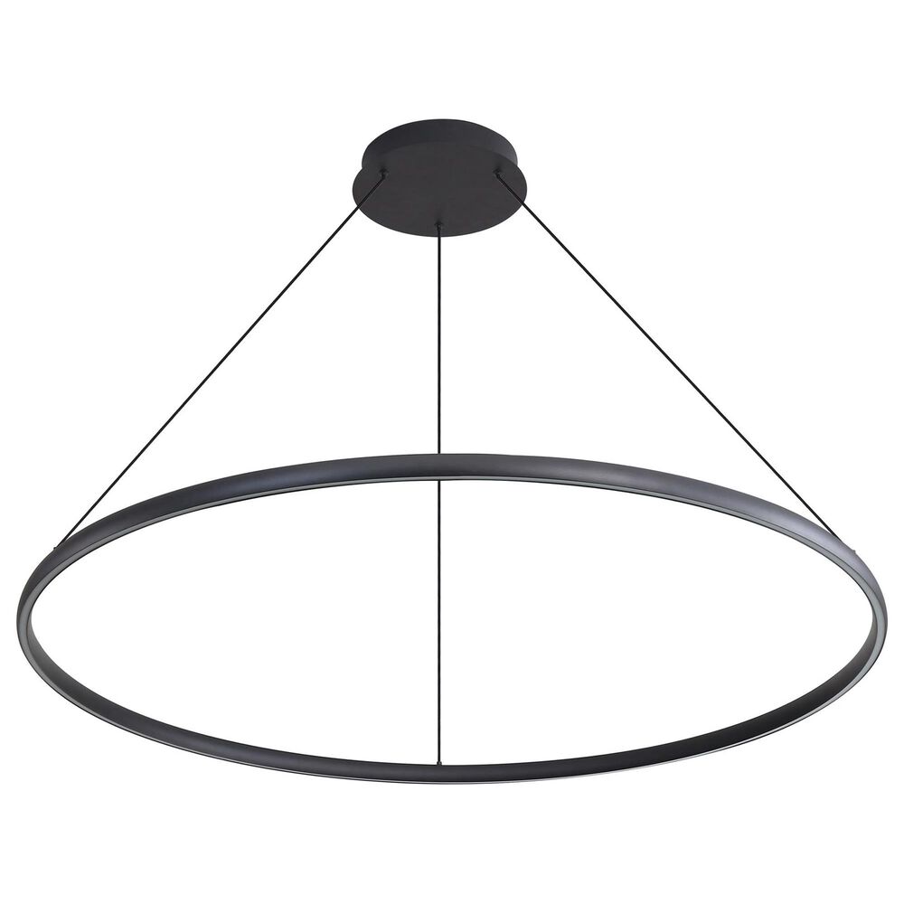 Golden Lighting Veritas 47" 1-Light Chandelier in Sand Black, , large