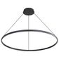 Golden Lighting Veritas 47" 1-Light Chandelier in Sand Black, , large