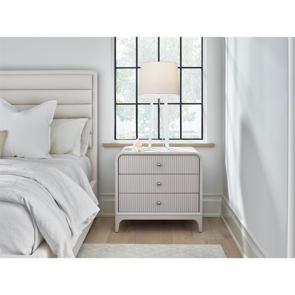 Furniture Worldwide Tranquility 3-Drawer Nightstand in Moonstone, , large