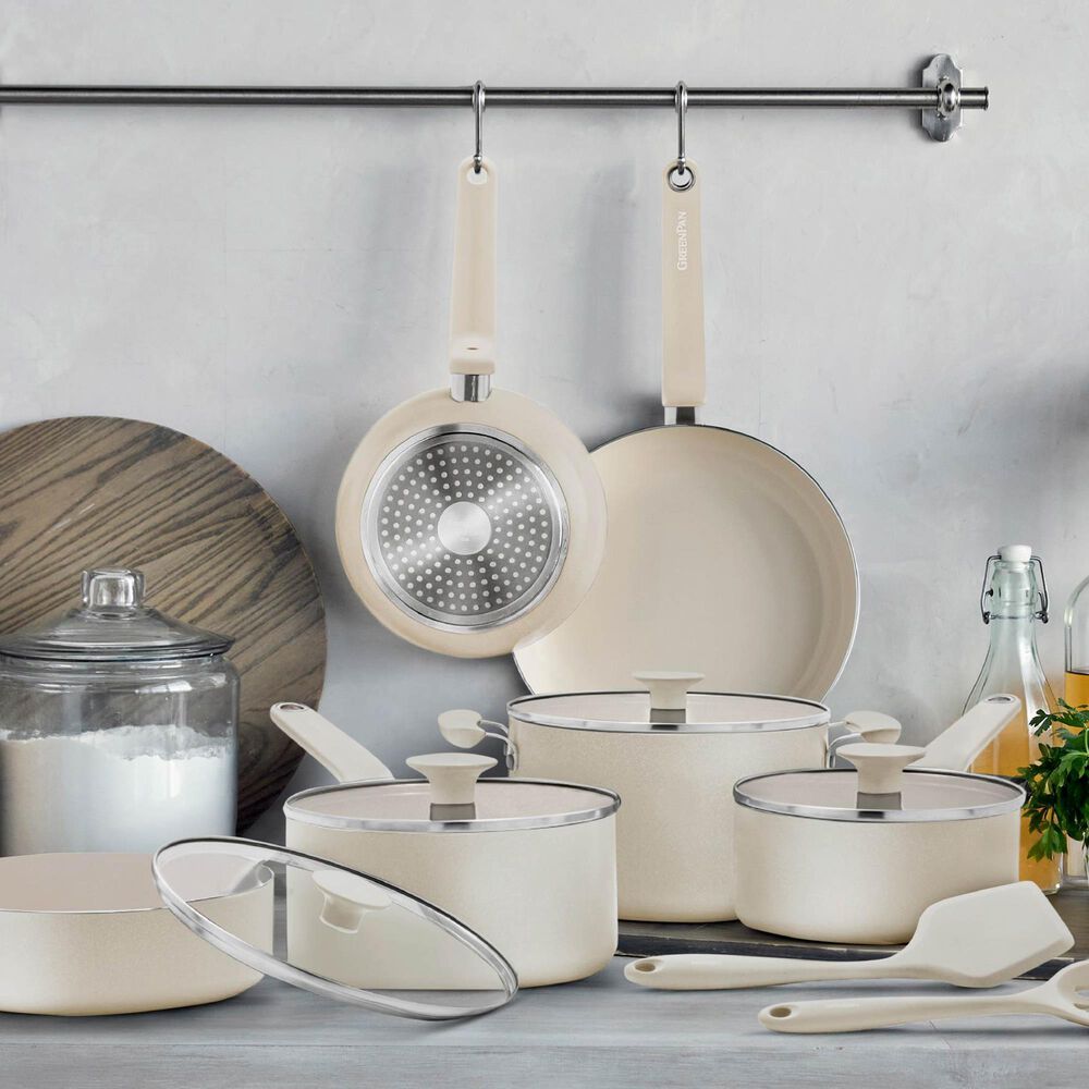 Green Pan Rio Advanced 12-Piece Cookware Set in Cream, , large