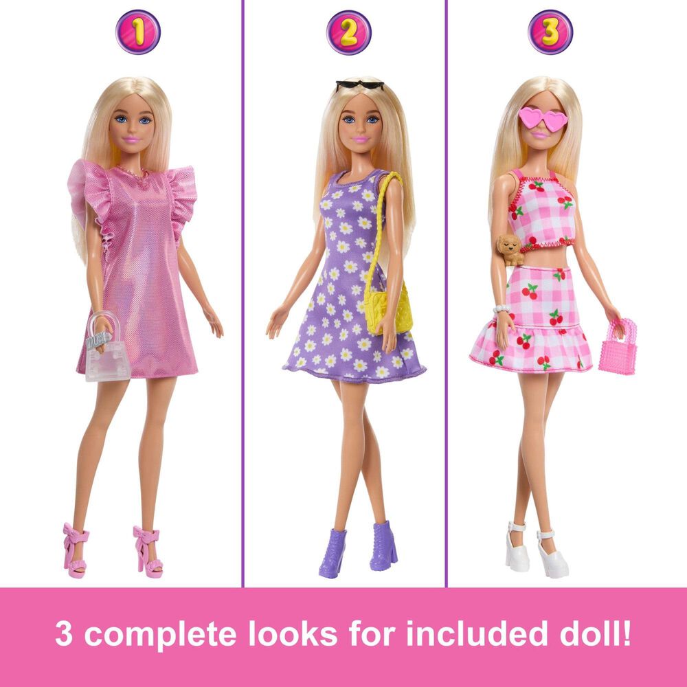 Barbie Doll Dream Closet Playset and Accessories in Pink, , large