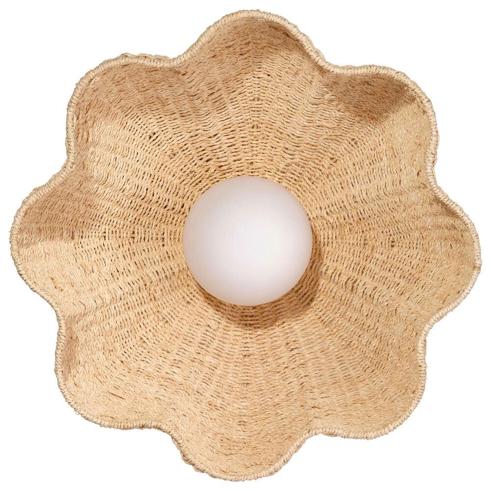 Jamie Young Norbury 1-Light Small Palm Leaf Pendant in Natural, , large