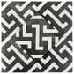 Soho Studio Hermosa Mori 9" x 9" Porcelain Tile, , large