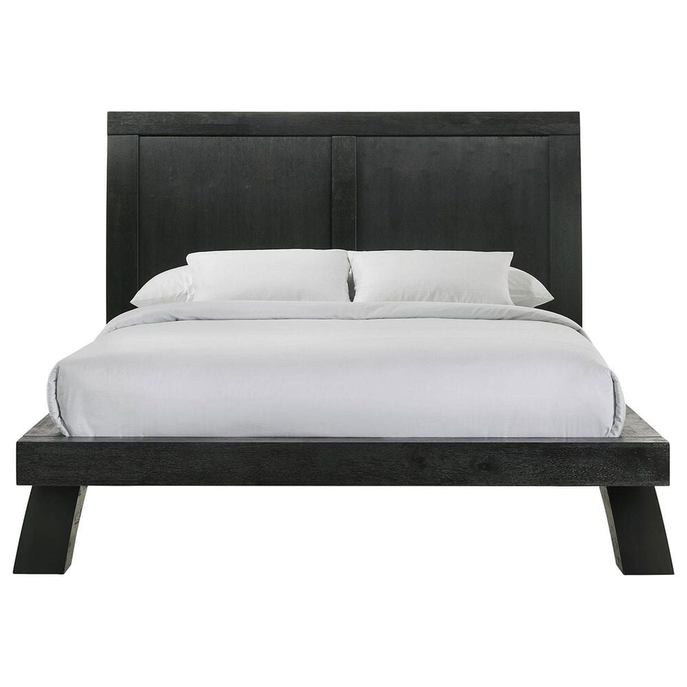 Mayberry Hill Allan 4-Piece Full Platform Bedroom Set in Black, , large