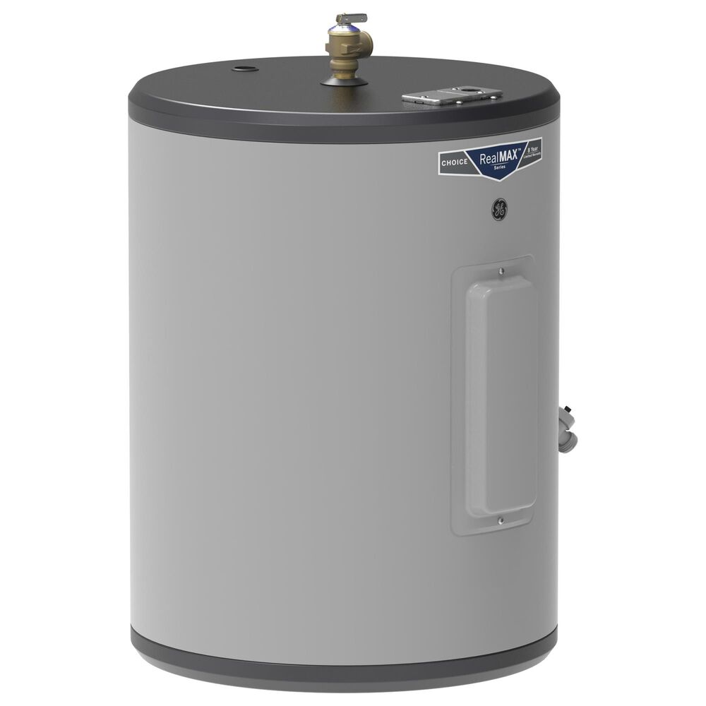 GE Appliances 18-Gallon Side Port Lowboy Electric Water Heater in Gray, , large