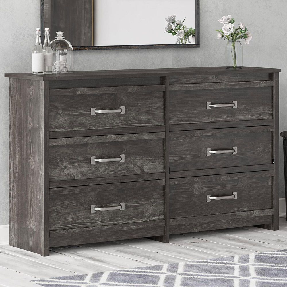DHP Derringer 6 Drawer Dresser in Revenant Pine, , large