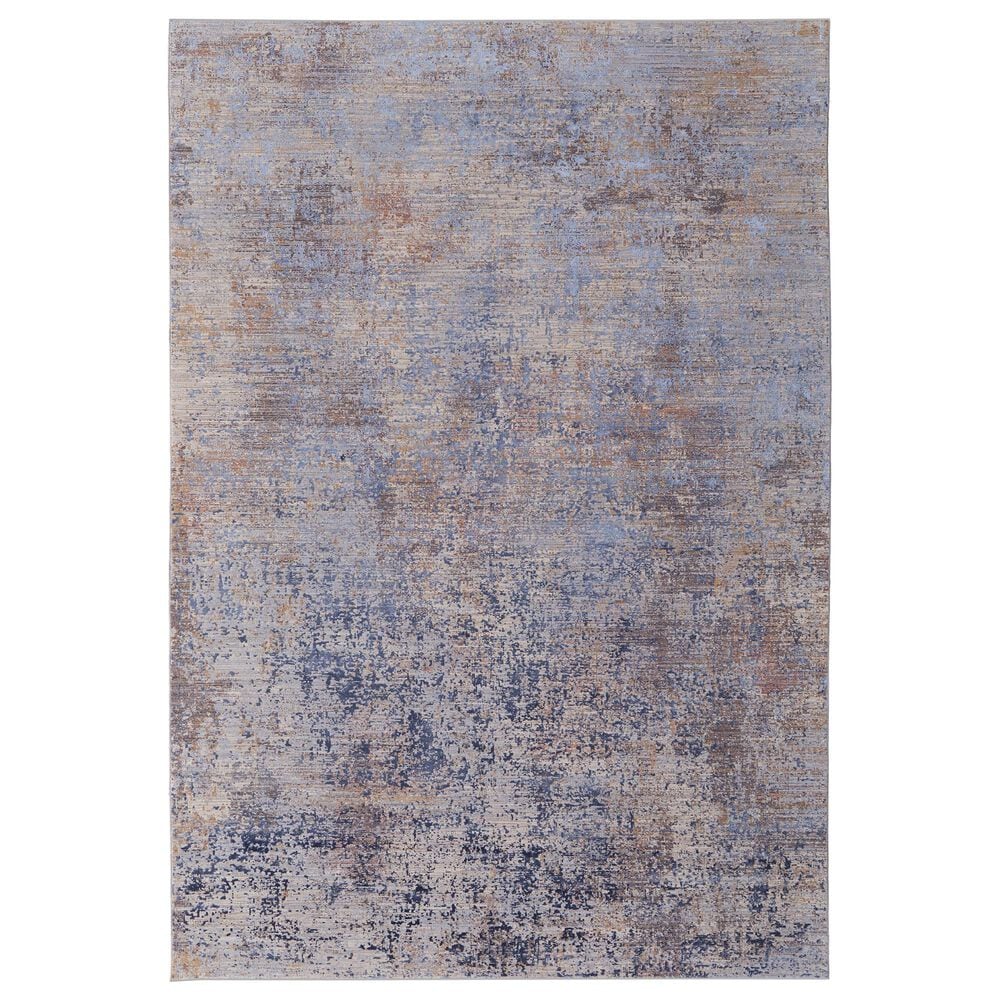 Feizy Pryor 5" x 8" Blue and Multicolor Area Rug, , large