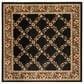 Safavieh Lyndhurst 6"7" Square Black and Brown Area Rug, , large