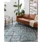 Loloi II Skye SKY-03 2"3" x 3"9" Denim and Natural Scatter Rug, , large