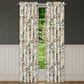 Royal Court Evergreen 84" x 41" Window Panel Pair in Sage, Green and Gold, , large