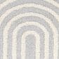Surya Rodos RDO2330 7"10" x 10" Light Slate, White Area Rug, , large