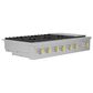 Monogram 48" Professional Gas Rangetop with 6 Burners and Griddle in Stainless Steel, , large