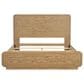 St Claire Home Margot Full Platform Panel Bed in Desert Oak and Cloud White, , large