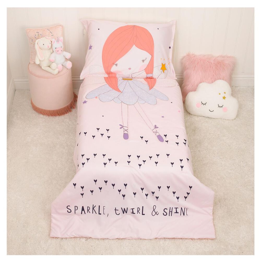 Crown Crafts Magical Fairy 4 Piece Toddler Set, , large