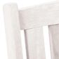 CorLiving Miramar Patio Bench in White/Navy Blue, , large