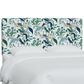 Rifle Paper Co Crafted by Cloth & Company Elly Queen Headboard in Peacock Blue/White, , large