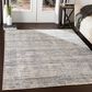 Surya Presidential PDT-2308 7"9" x 10"3" Gray, Charcoal and Blue Area Rug, , large