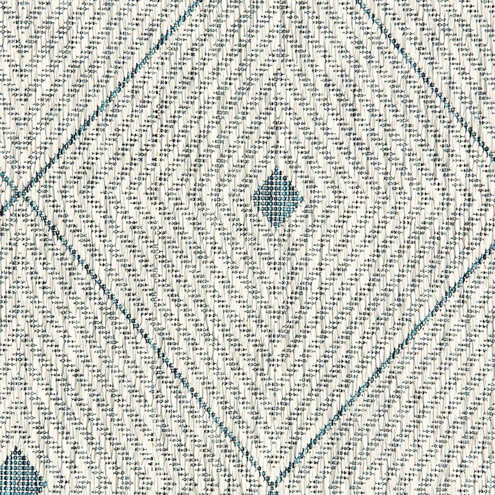 L&amp;R Resources Sun Shower 8&#39; x 10&#39; Blue and Gray Indoor/Outdoor Area Rug, , large