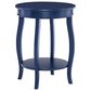 Linon Home Decor Rainbow Side Table in Navy Blue, , large