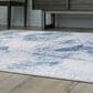 Ashley Haddam 5" x 7" Blue, Gray and White Area Rug, , large