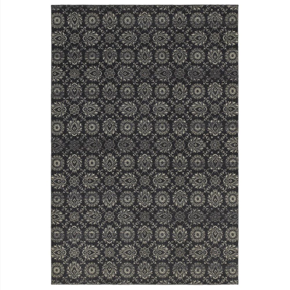 Oriental Weavers Richmond 214H 9"10" x 12"10" Navy Area Rug, , large