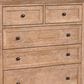 Hawthorne Furniture San Mateo 6-Drawer Chest in Wheat, , large