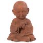 Alfresco Home Praying Buddha Patio Statue in Brown, , large