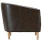 Rowe Furniture Pate Leather Chair in Brown, , large
