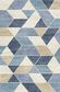 Central Oriental Rugease Devika 5" x 7" Beige and Blue Area Rug, , large