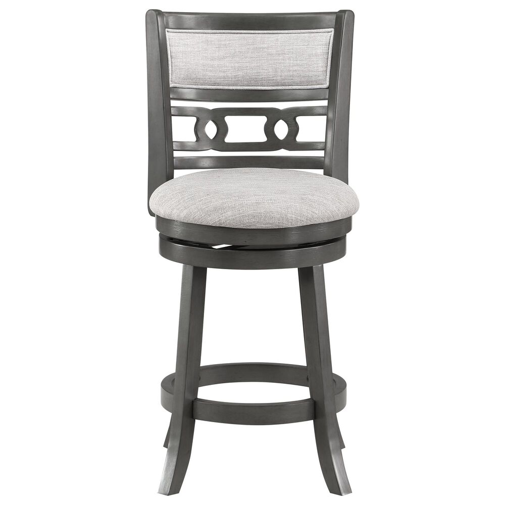 New Heritage Gia 24" Swivel Counter Stool in Gray, , large