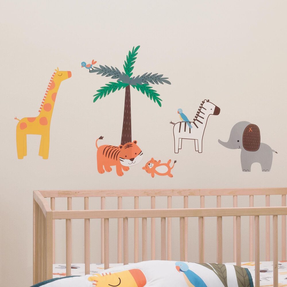 Lambs &amp; Ivy Lollipop Jungle 3-Sheet Wall Decal in Multicolor, , large