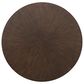 Signature Design by Ashley Brazburn Round Cocktail Table in Dark Brown and Gold, , large