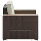 Homestyles Palm Springs 4-Piece Patio Loveseat Set in Brown, , large