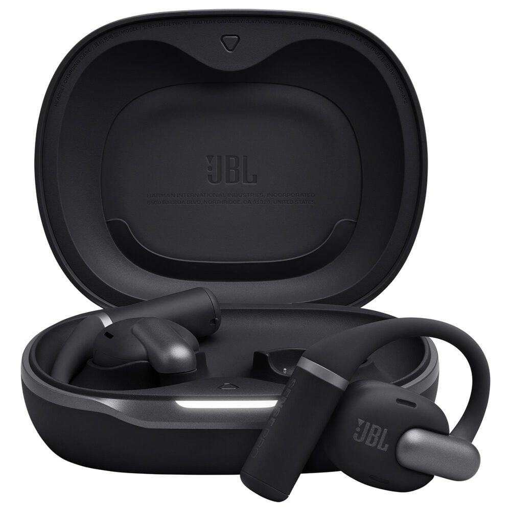 JBL Sense Pro True Wireless Open-Ear Headphones in Black, , large