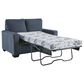Ashley Rannis Stationary Twin Sofa Sleeper in Navy, , large