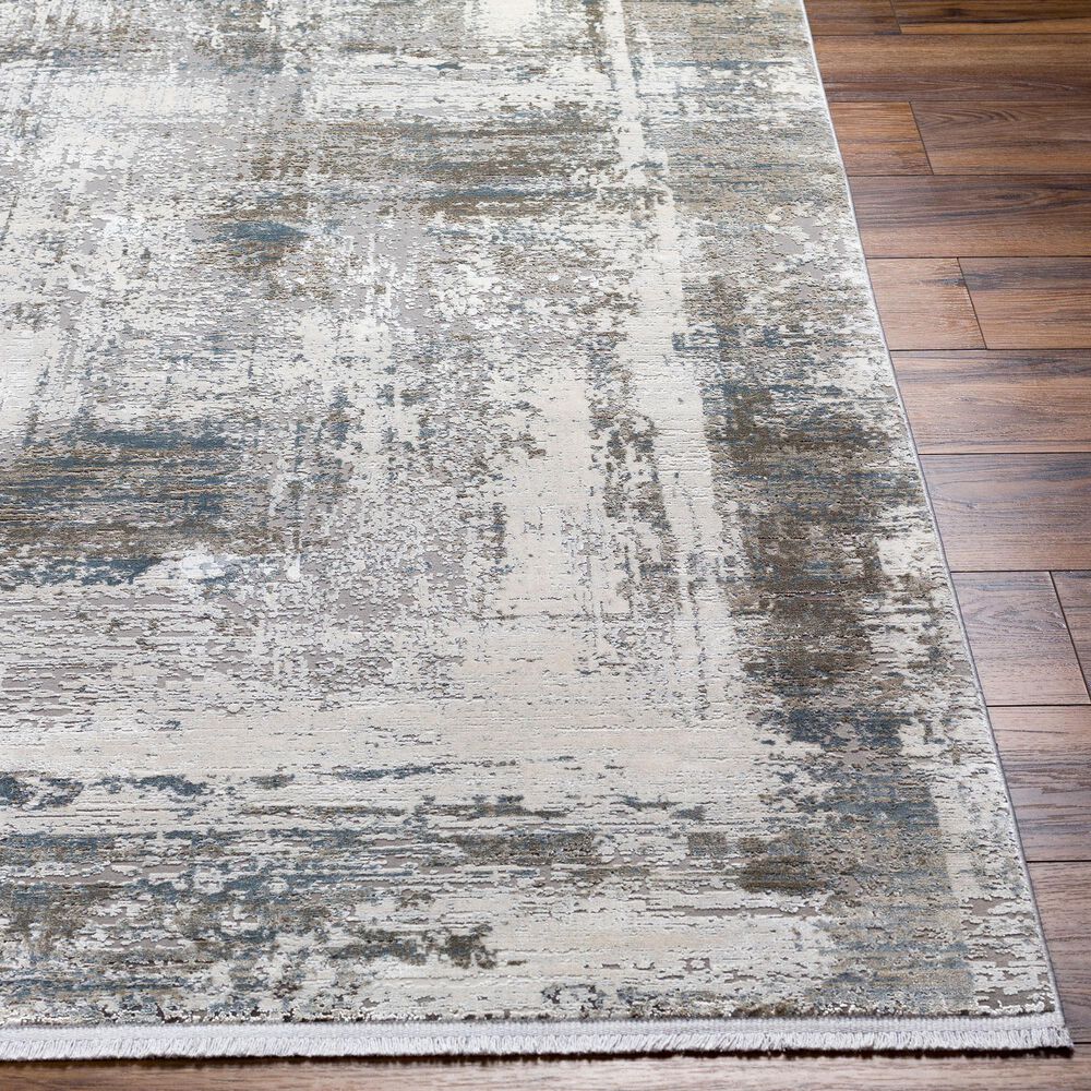 Surya Solar 2&#39; x 3&#39; Cream, Taupe, Gray, Medium Brown, Medium Gray, Tan and Light Gray Area Rug, , large