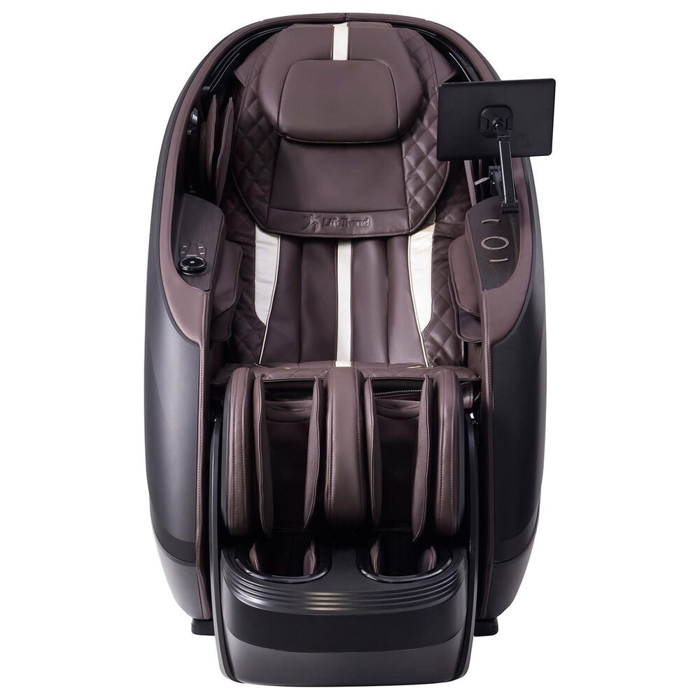 Lifetrend Luxe 4D Dual Core Zero Gravity Massage Chair in Expresso Brown, , large