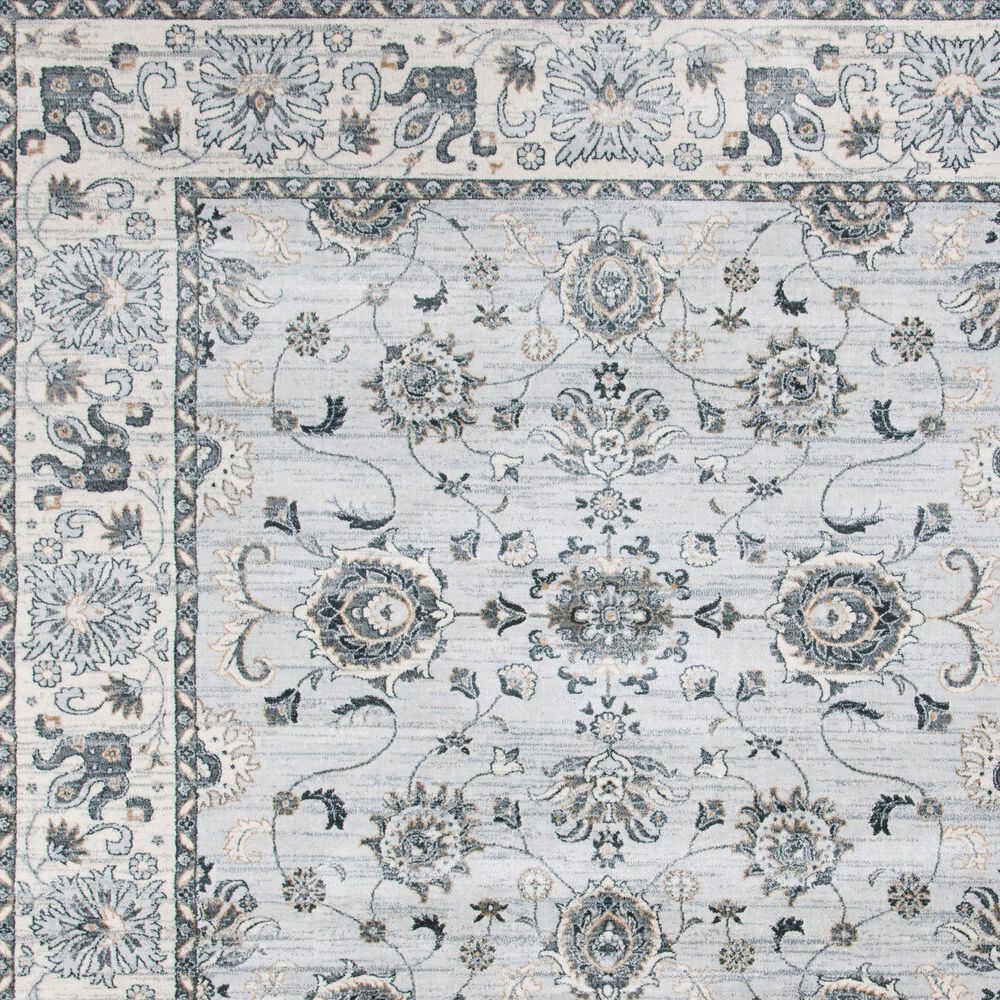 Safavieh Isabella 2&#39;2&quot; x 7&#39; Light Gray and Cream Runner, , large