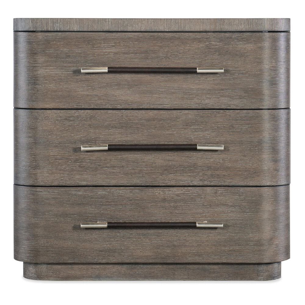 Hooker Furniture Modern Mood King Bed and Two Nightstands in Mink, , large