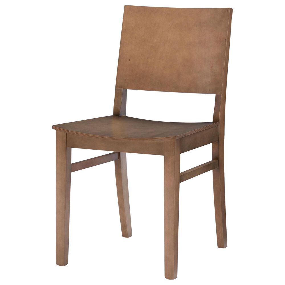 Linon Home Decor Devin Side Chair in Natural, , large