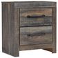 Ashley Drystan 2 Drawer Nightstand in Rustic Brown, , large