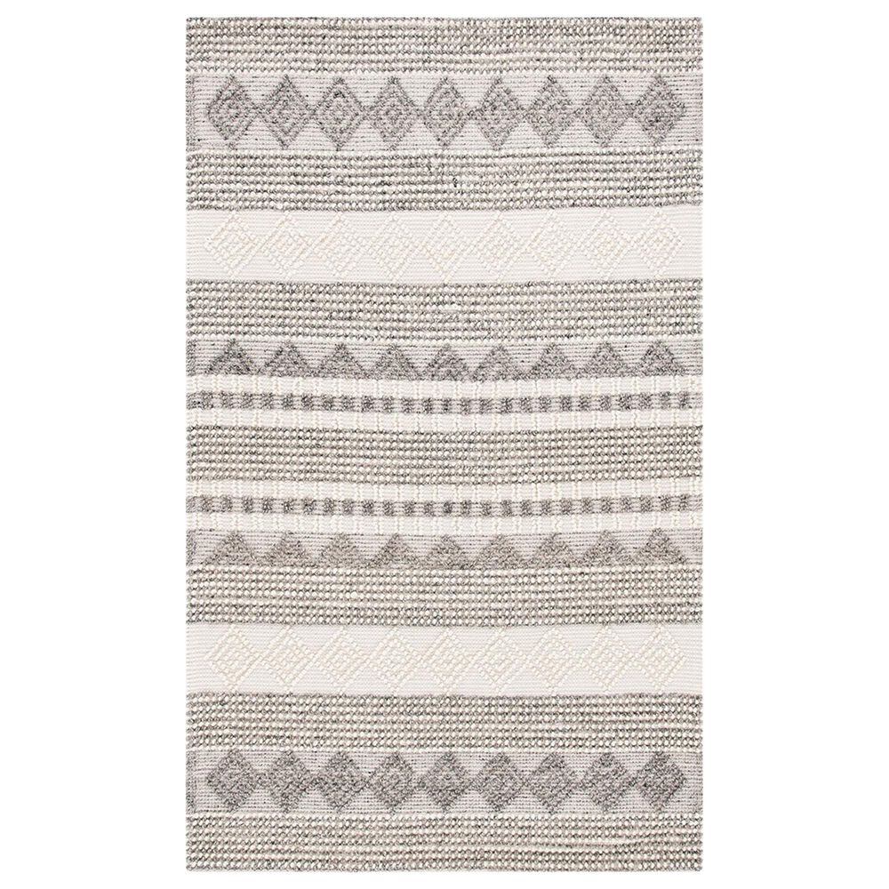 Safavieh Natura Transitional 11" x 15" Grey and Ivory Area Rug, , large
