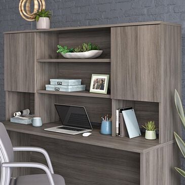 Sauder Affirm Desktop Hutch in Hudson Elm, , large