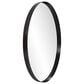Howard Elliott Steele Round Mirror in Black, , large