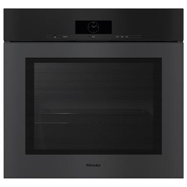 Miele 30" Single Electric Wall Oven with Wireless Precision Probe in Obsidian Black Matte, , large