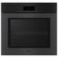 Miele 30" Single Electric Wall Oven with Wireless Precision Probe in Obsidian Black Matte, , large