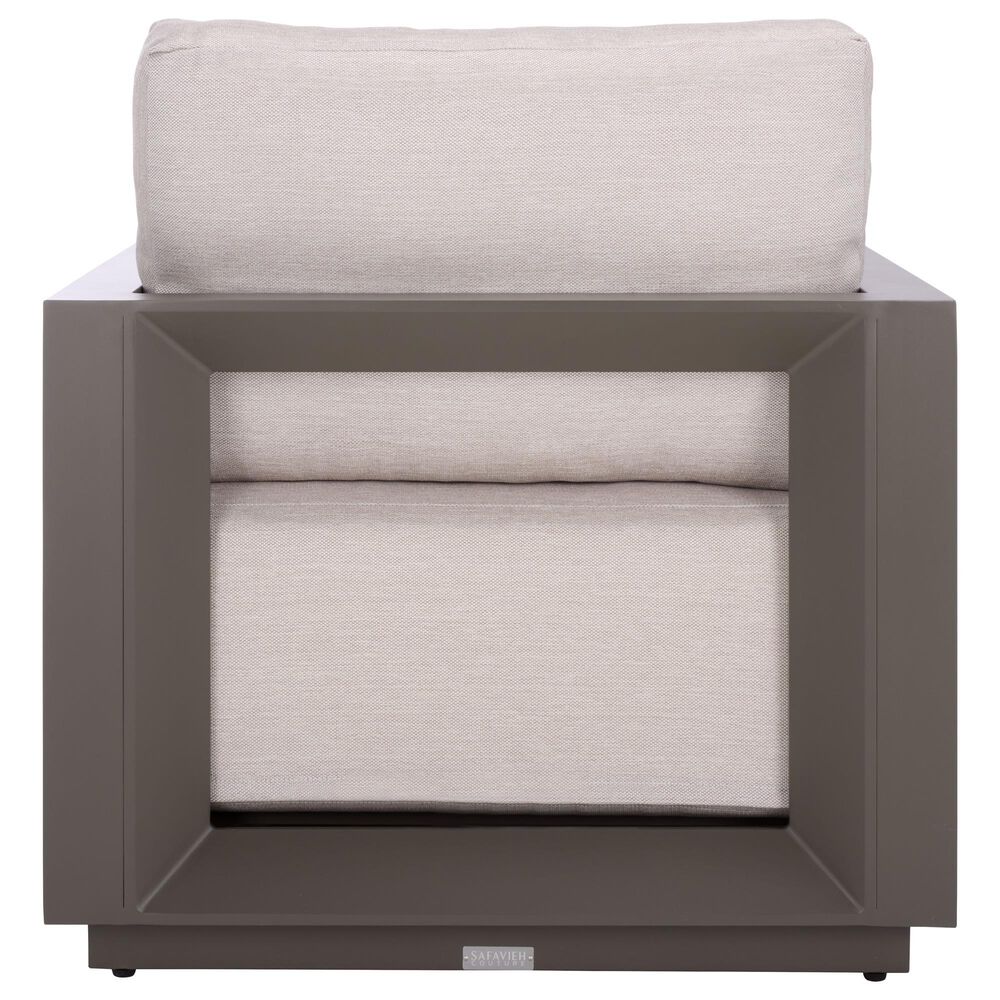 Safavieh Donaldo Outdoor Lounge Chair in Beige, , large